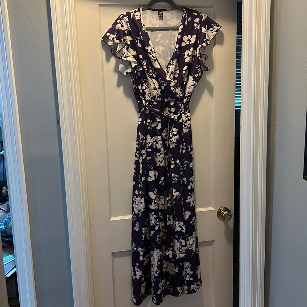 Floral Maxi Wrap dress